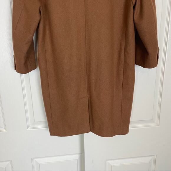 Anthropologie Cartonnier Sienna Tobacco Cocoon Wool Blend Coat Lined - Picture 8 of 10